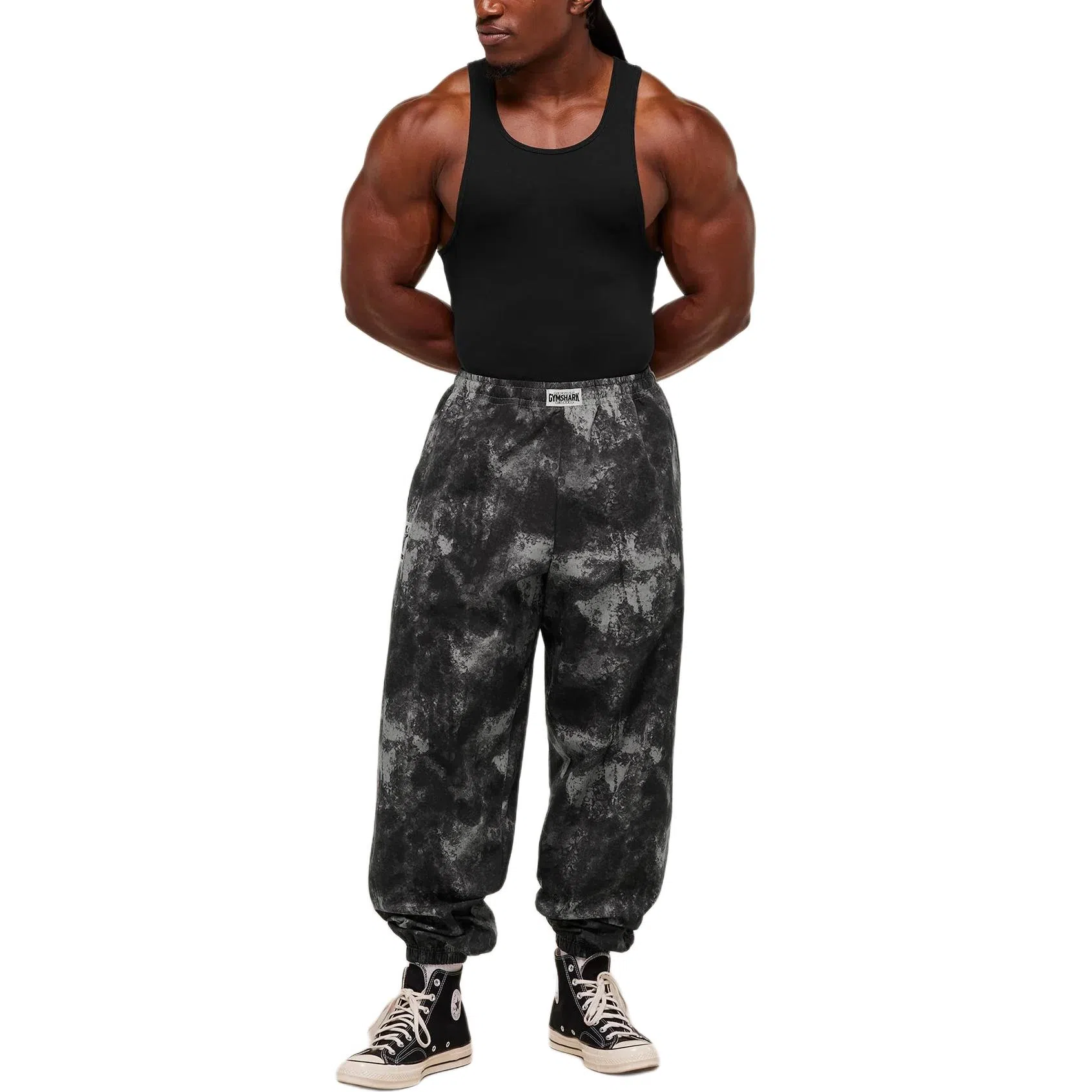 GYMSHARK Camo Relaxed Pants