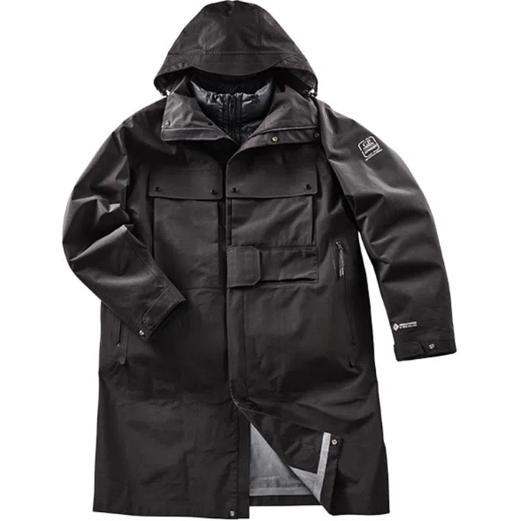 SPYDER x C.P. COMPANY Gore-Tex 3L Long Shell Down Jacket
