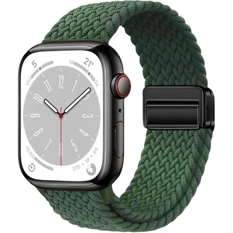 亿祈发 表带 苹果适用 尼龙材质 编织磁吸扣男女通用