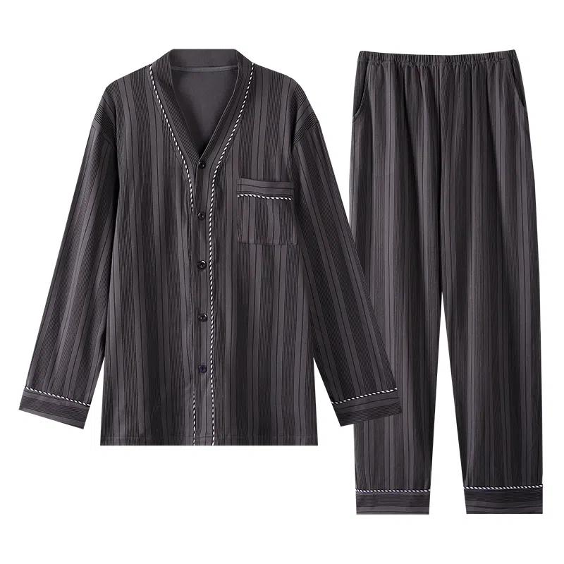 好福份 秋季保暖男士睡衣 男款