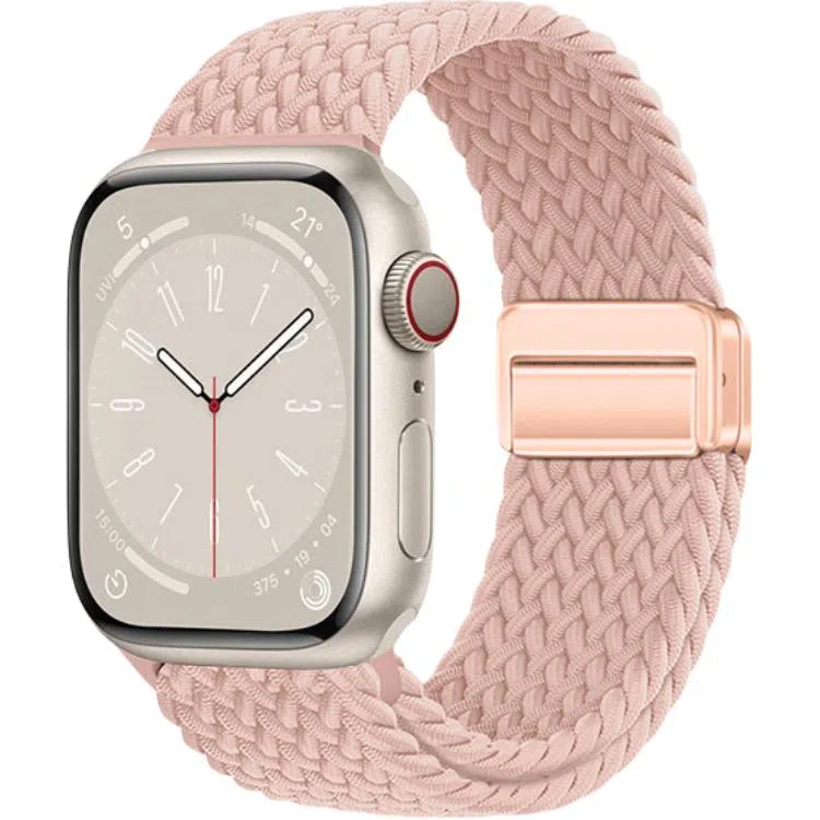 亿祈发 表带 苹果适用 尼龙材质 编织磁吸扣男女通用