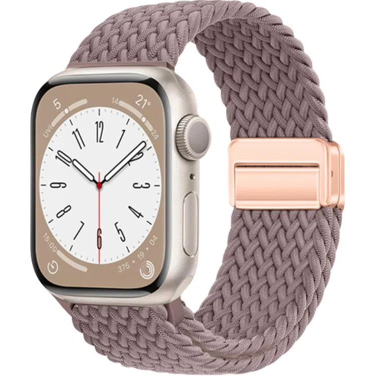 亿祈发 表带 苹果适用 尼龙材质 编织磁吸扣男女通用