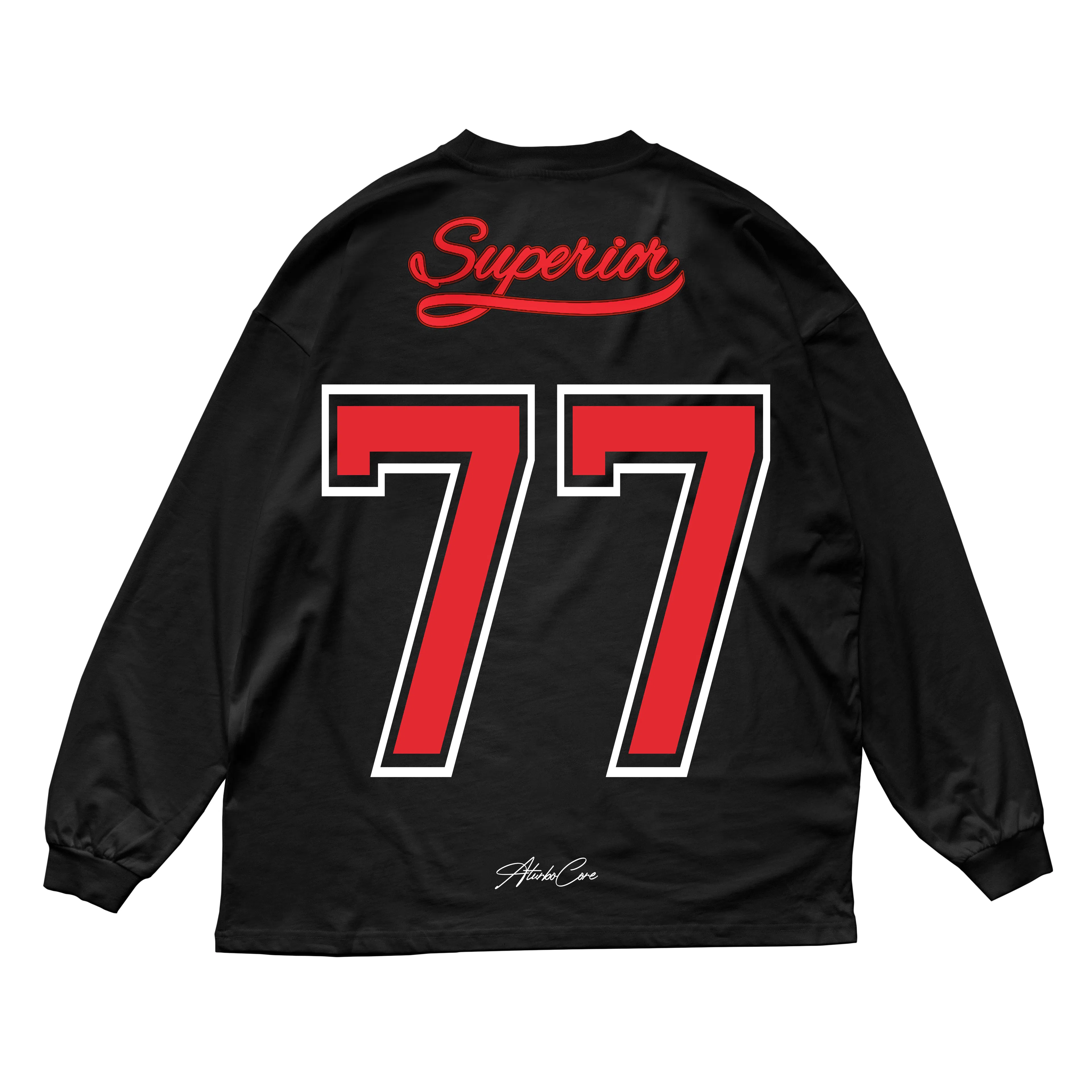 【77号球衣】拾个壹先生 美式原创复古七十七号数字字母印花宽松索罗娜透气运动休闲百搭卫衣 男女同款