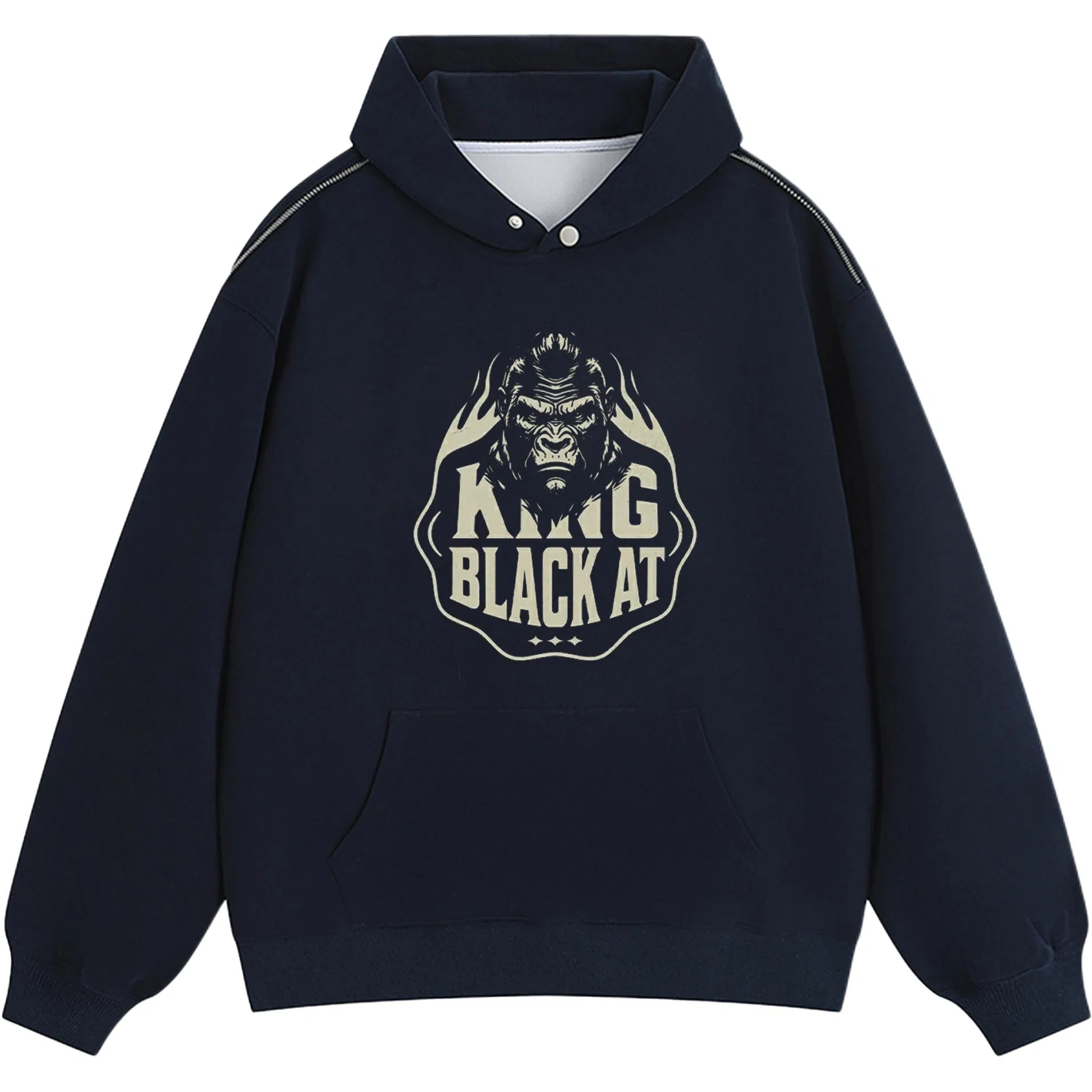 BLACK AT LOGO
