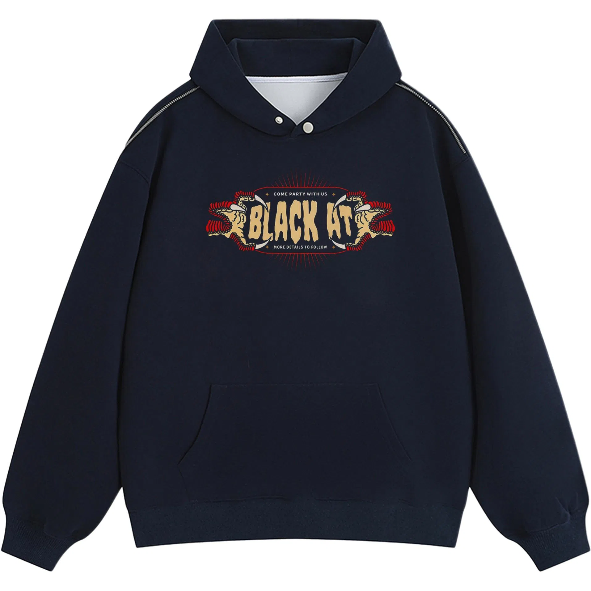 BLACK AT LOGO