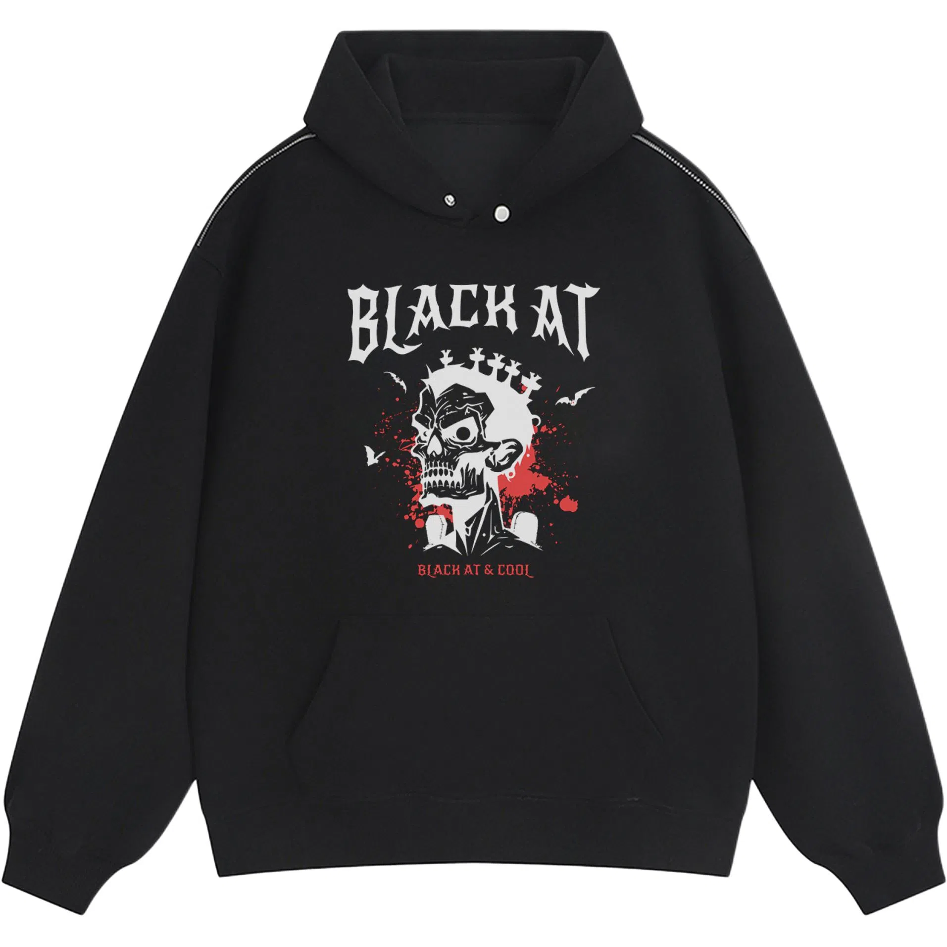 BLACK AT LOGO