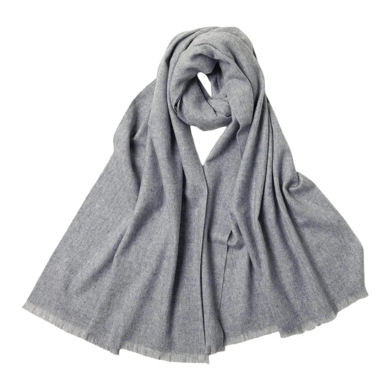 红豆 品牌简约保暖百搭 山羊绒 绒线围巾 男女同款情侣款