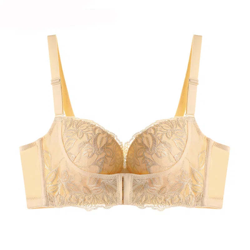 秀黛 聚拢性感蕾丝植物花卉文胸 女款