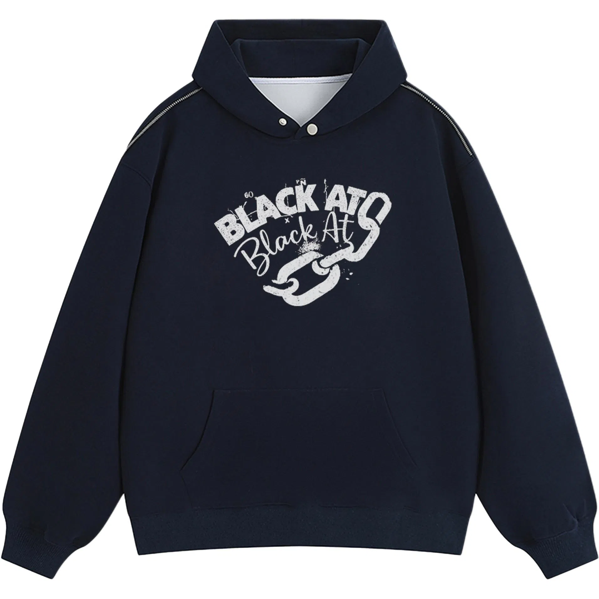 BLACK AT LOGO