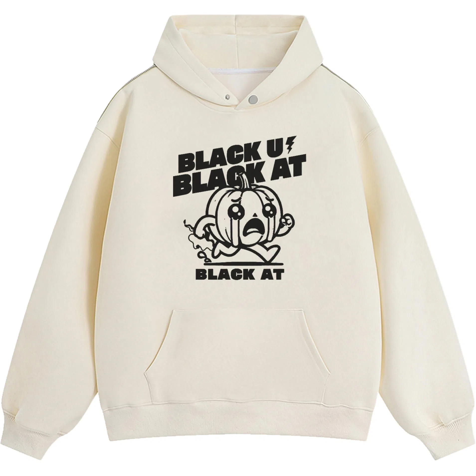 BLACK AT LOGO