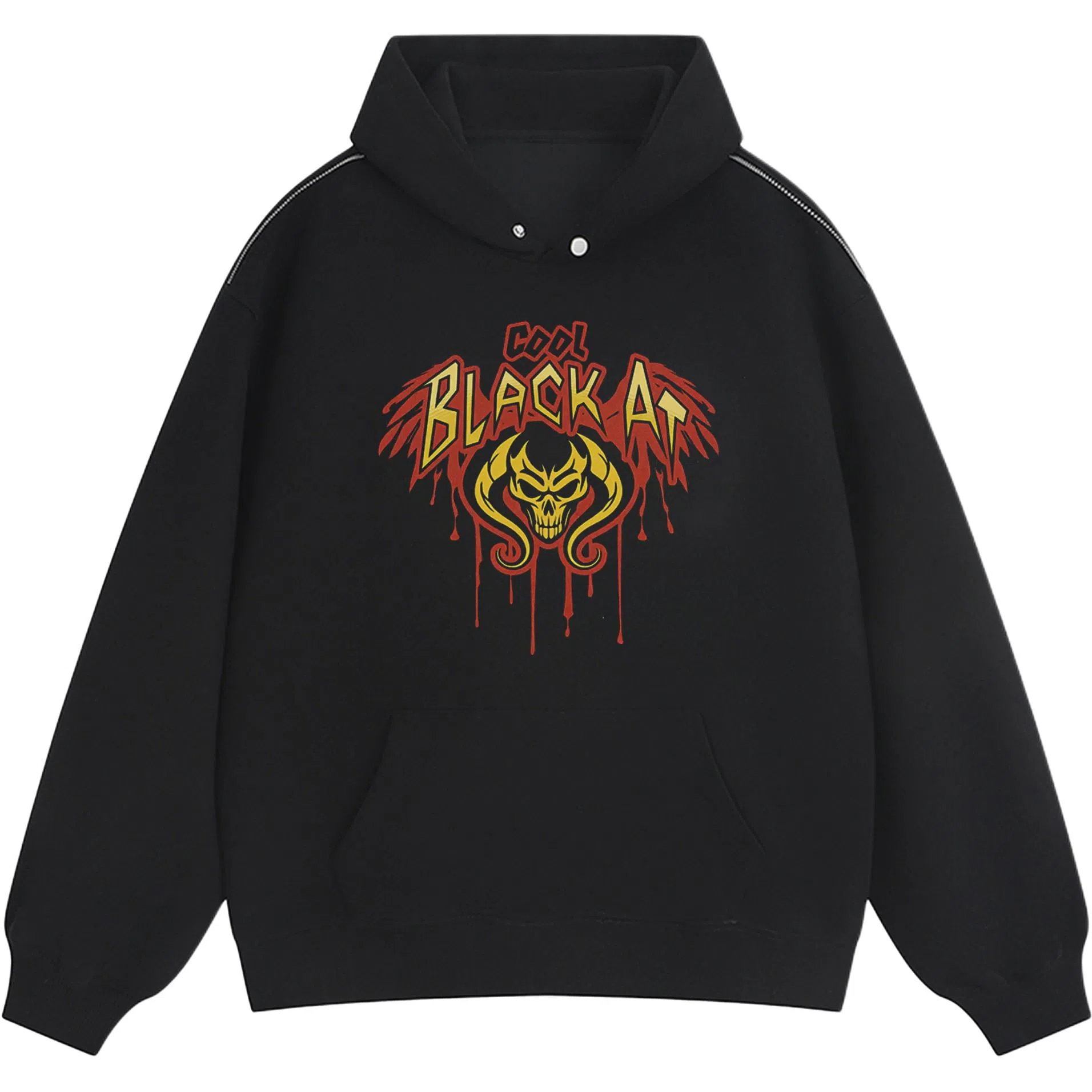 BLACK AT LOGO