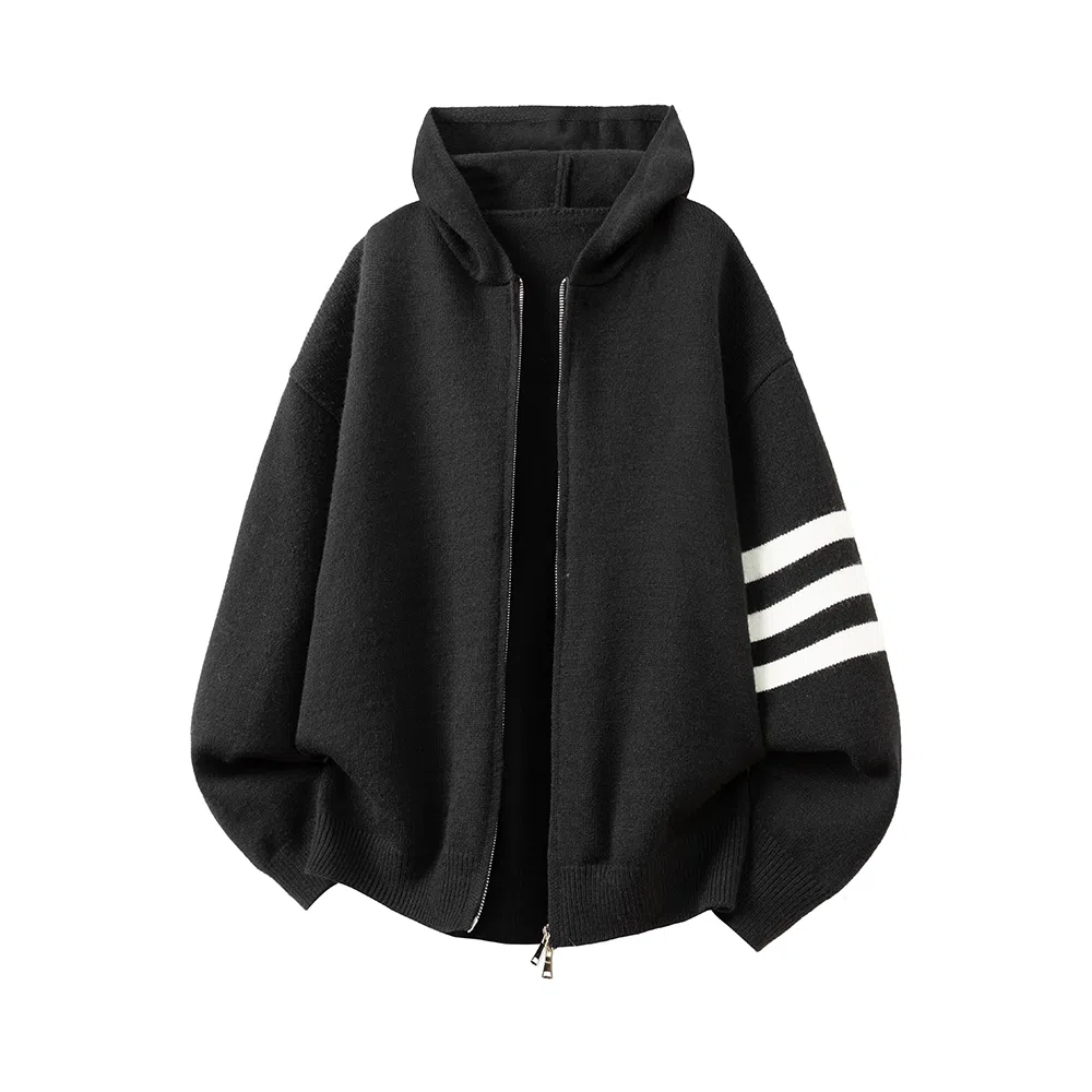 Zofili Retro Striped Hoodie