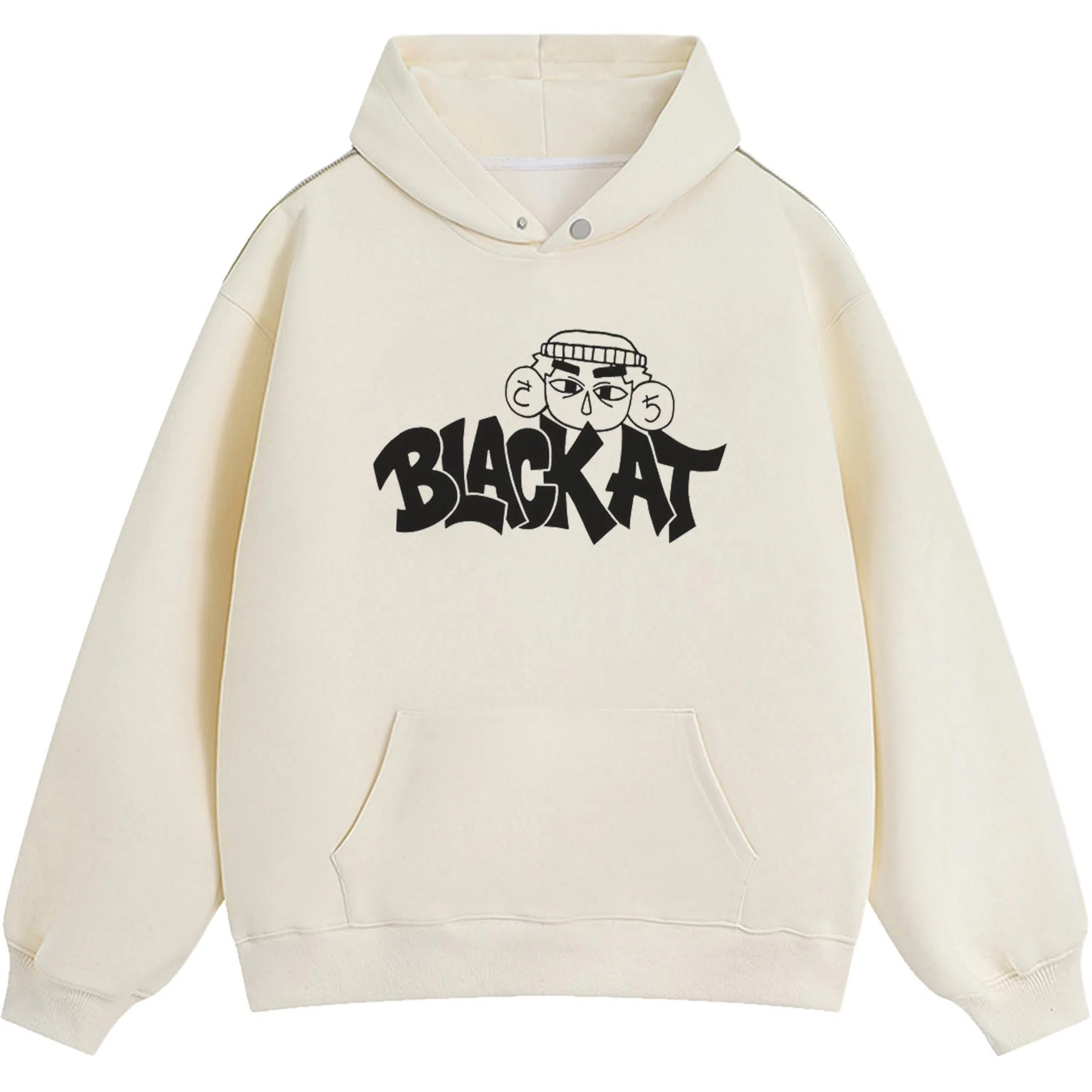 BLACK AT LOGO