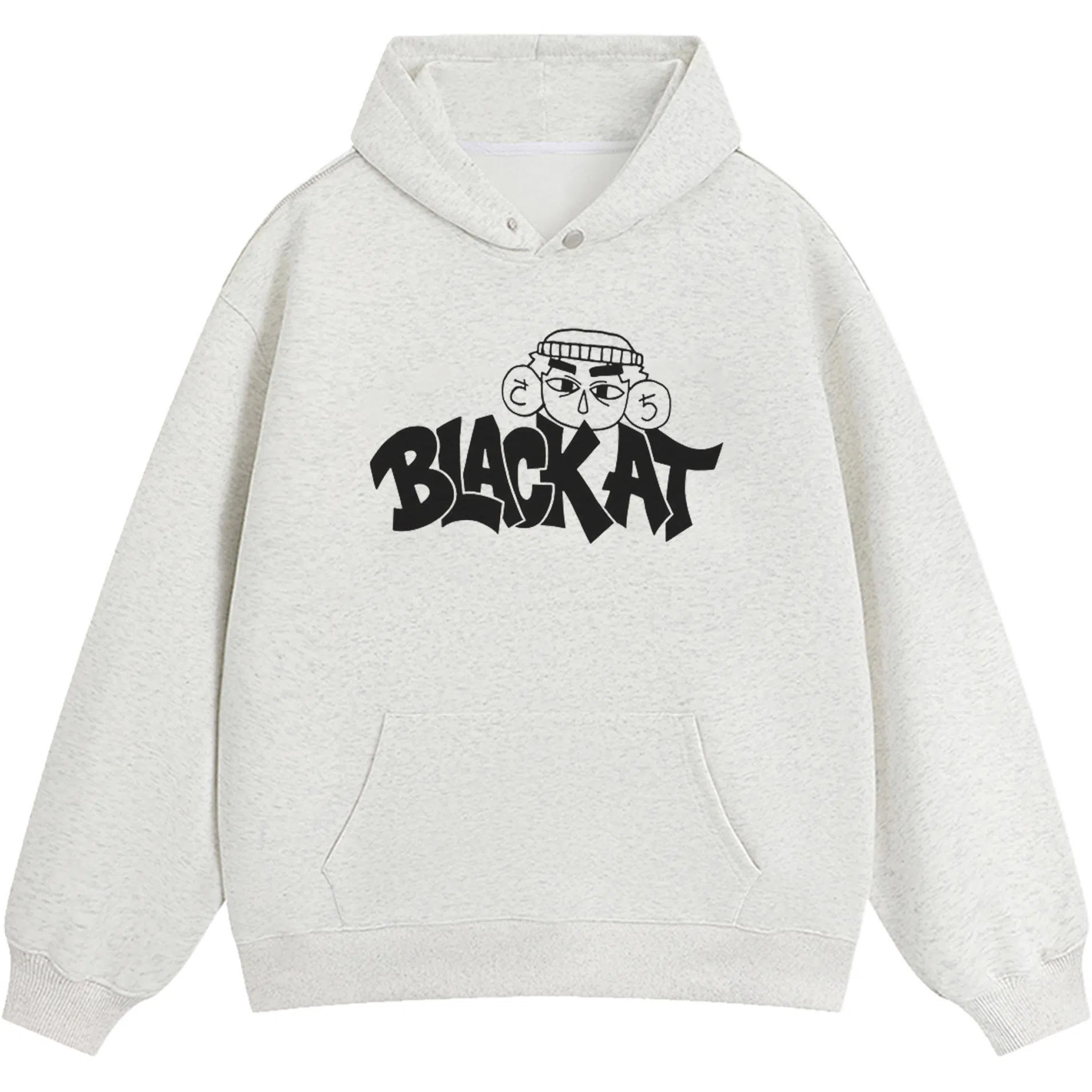 BLACK AT LOGO