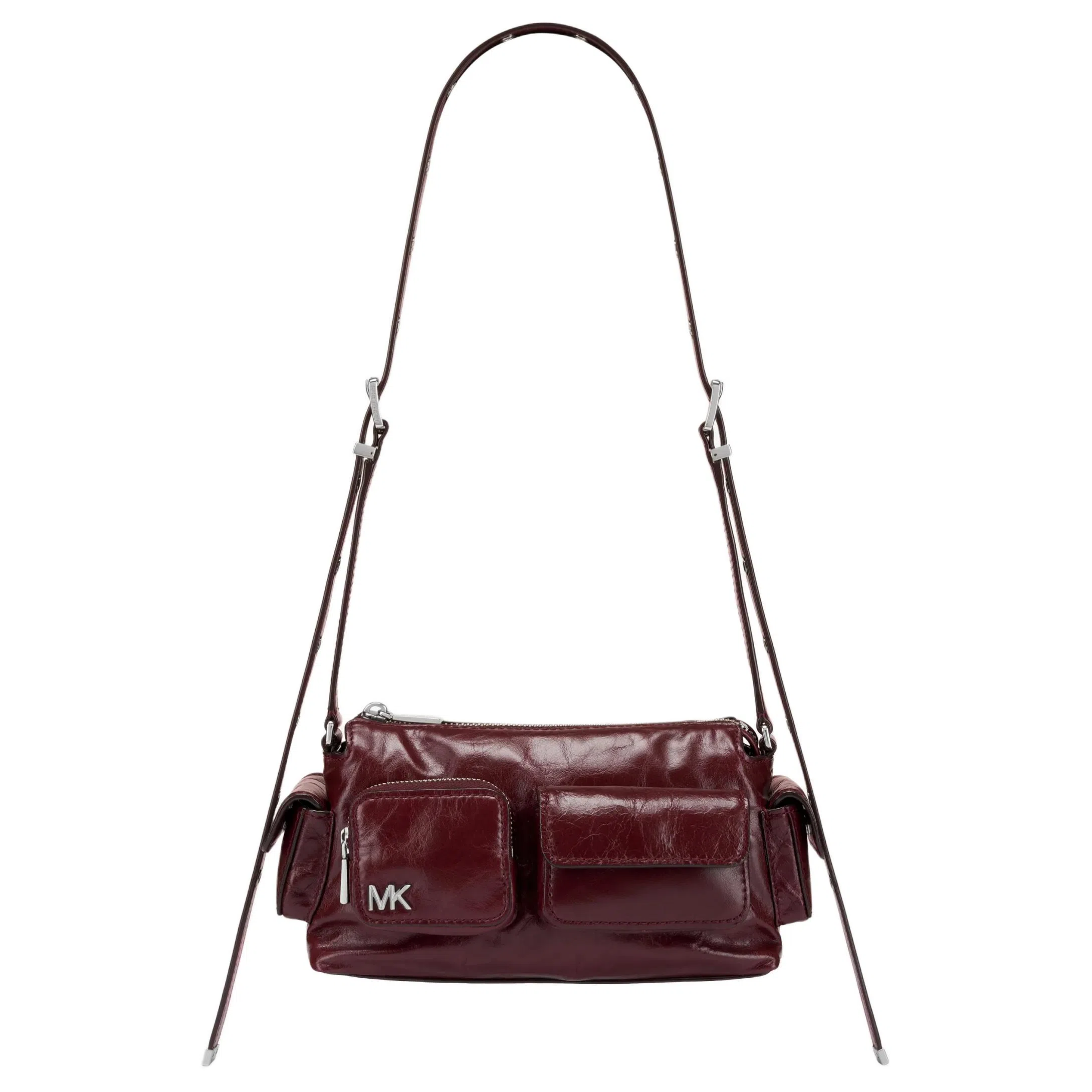 Michael Kors Dakota Small Shoulder Bag Brown Red