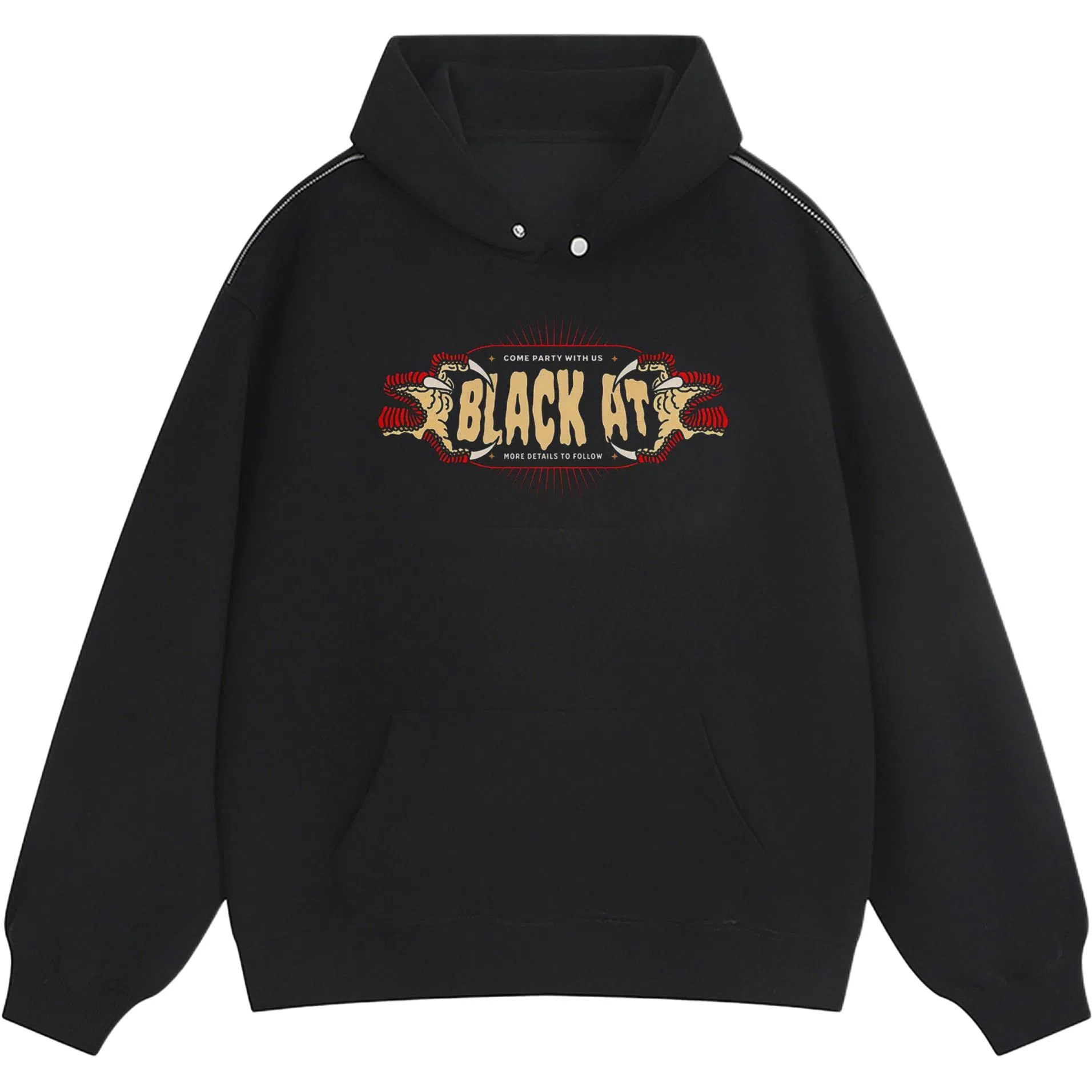 BLACK AT LOGO