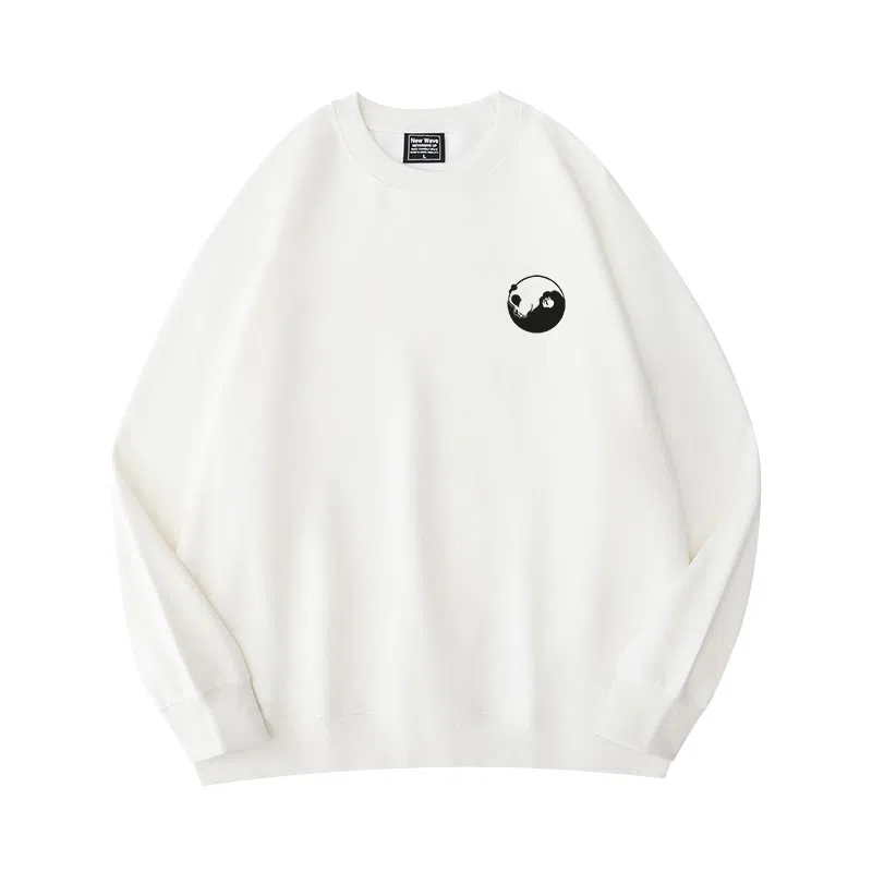 莫代尔 秋冬个性慵懒简约舒适时尚百搭多色可选嘻哈街头风长袖设计感卫衣打底衣 男女同款