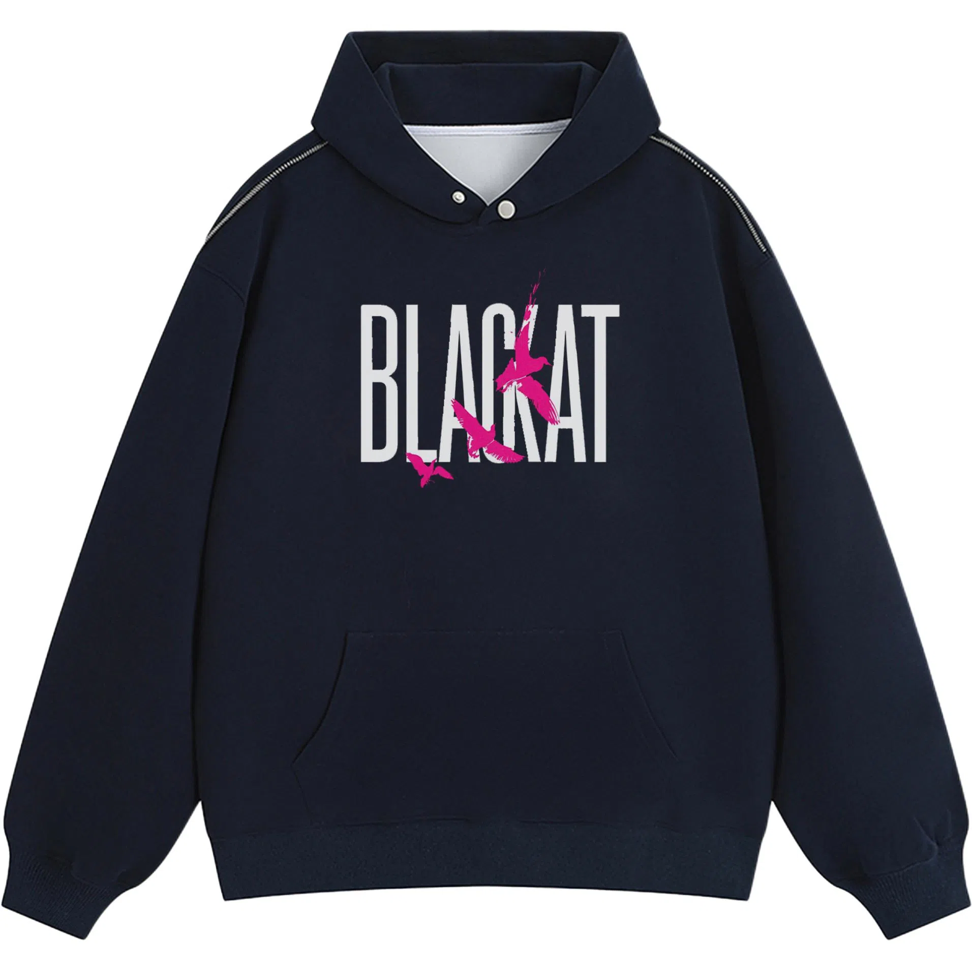 BLACK AT LOGO