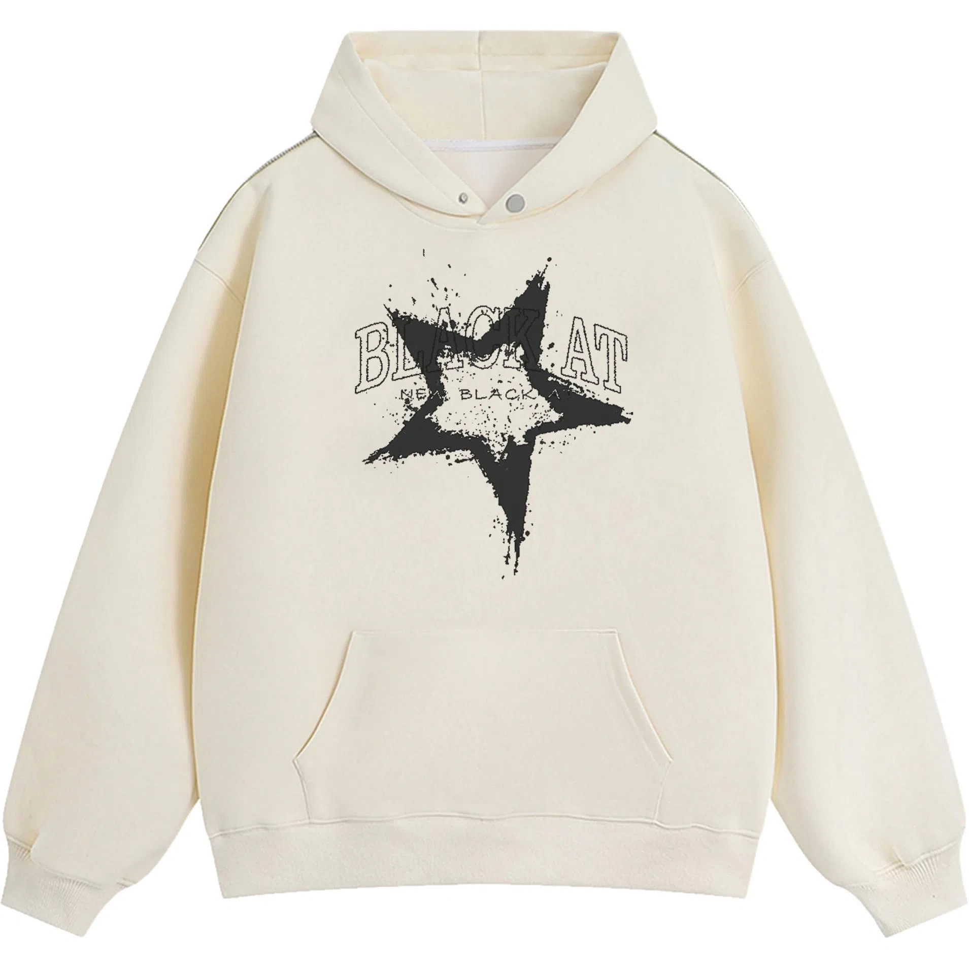 BLACK AT LOGO