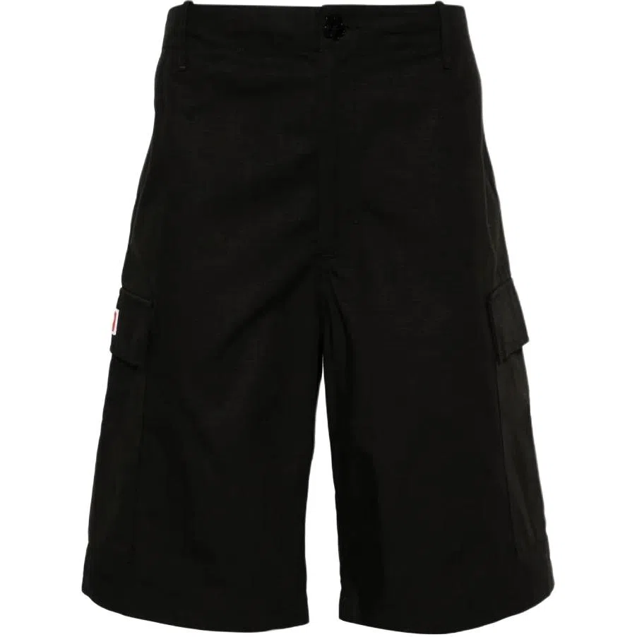 KENZO Button Casual Shorts Black
