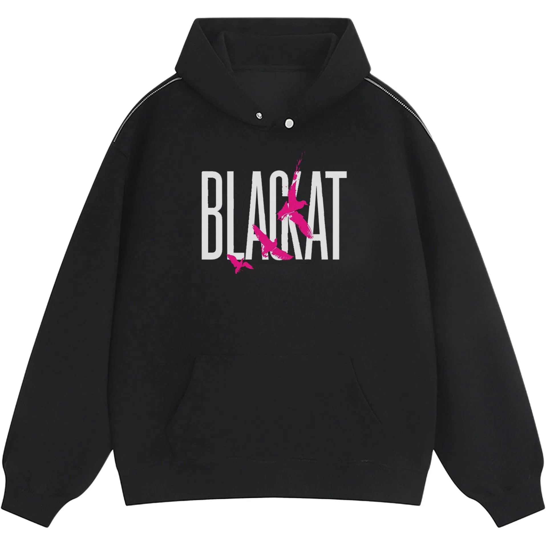 BLACK AT LOGO