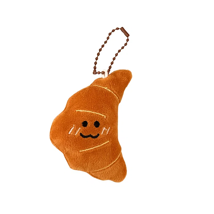 玄唐 创意卡通烘焙面包公仔百搭小玩偶 毛绒 挂件 男女同款情侣款