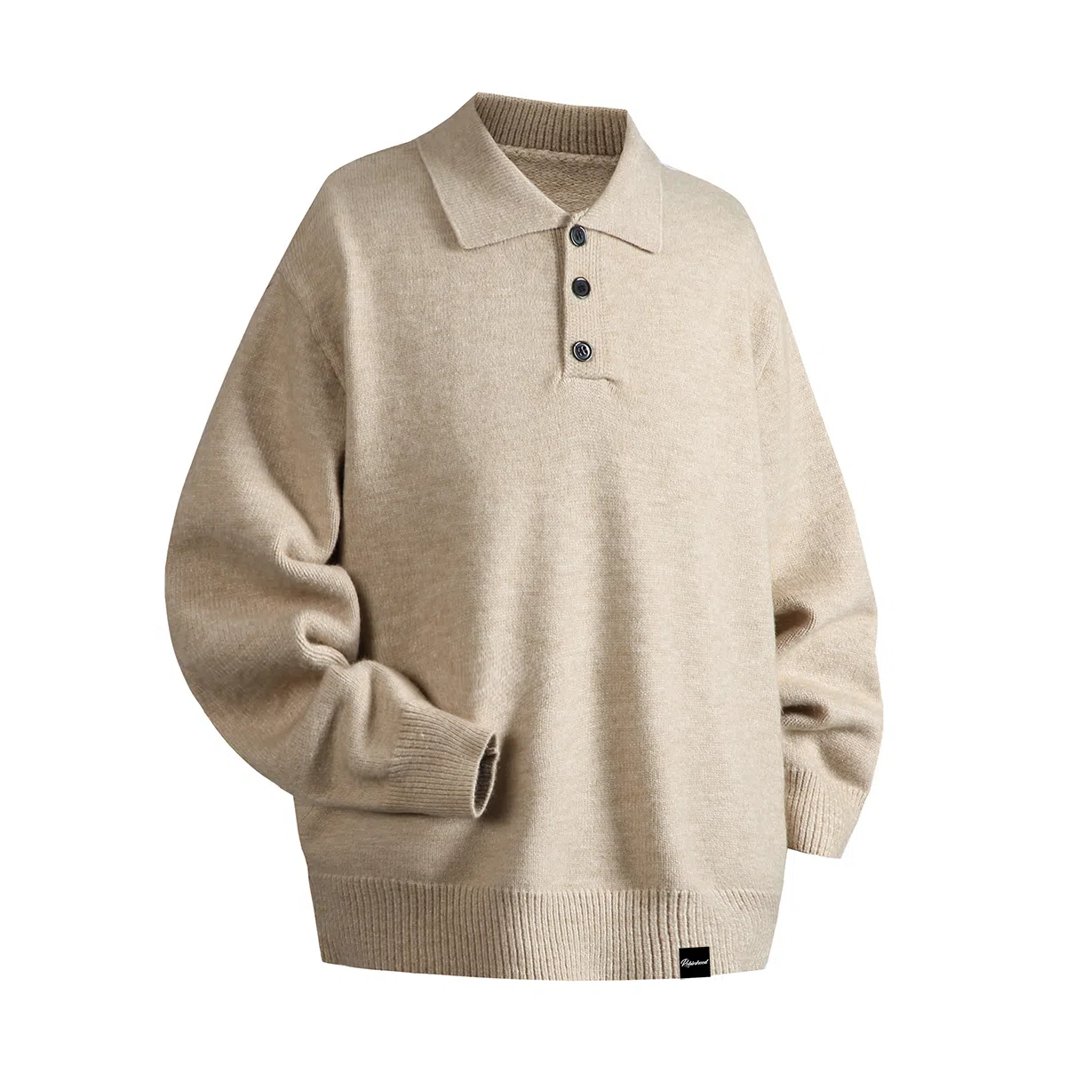 ROBINHOOD Retro Collar Knit Sweater