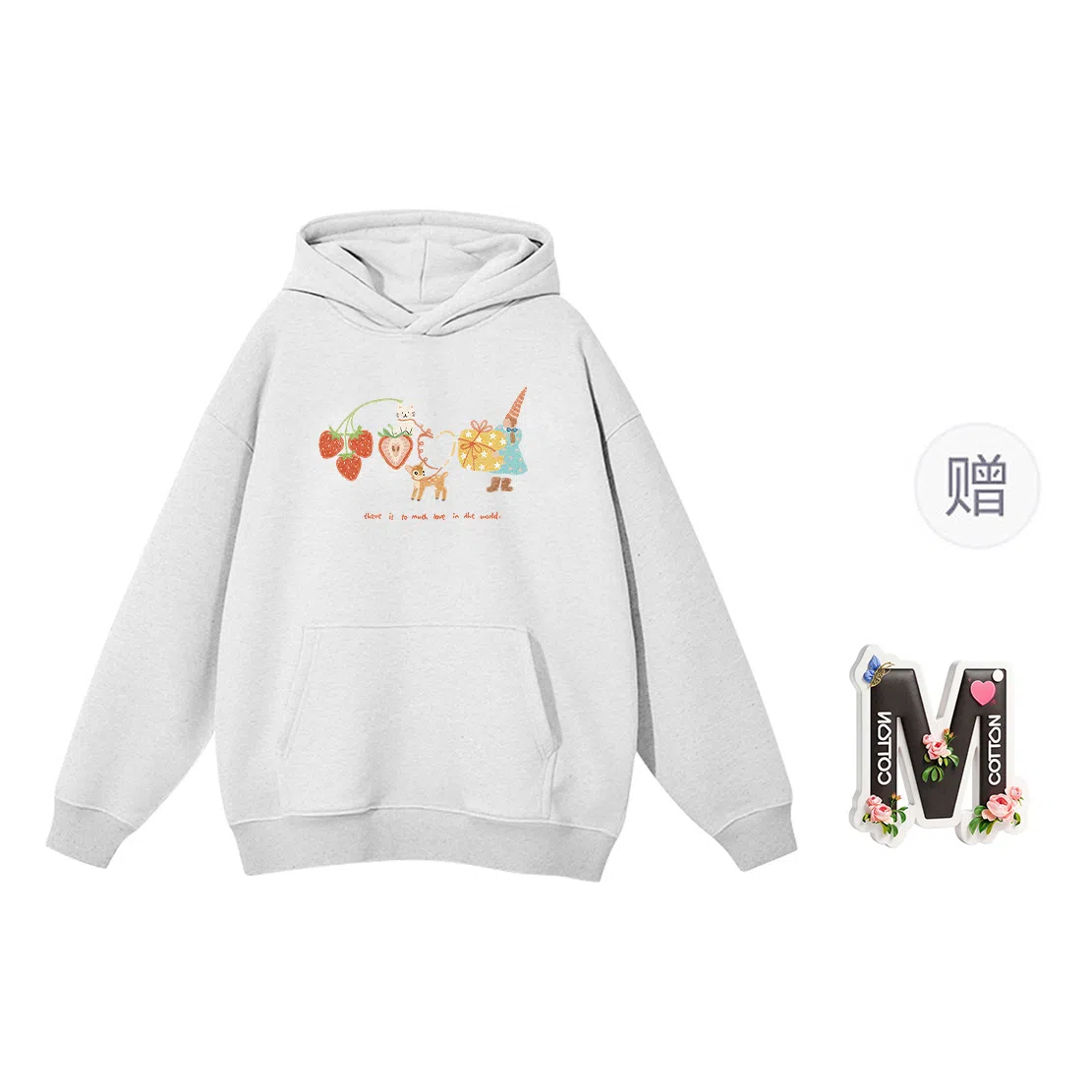 棉购 卡通百搭通勤简约卫衣 女款