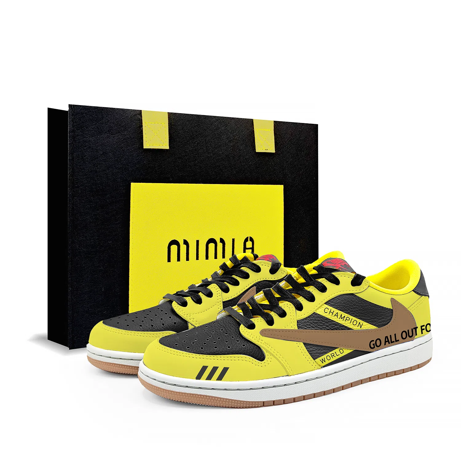 Travis Scott x Air Jordan 1 Low OG "Black Yellow Brown"