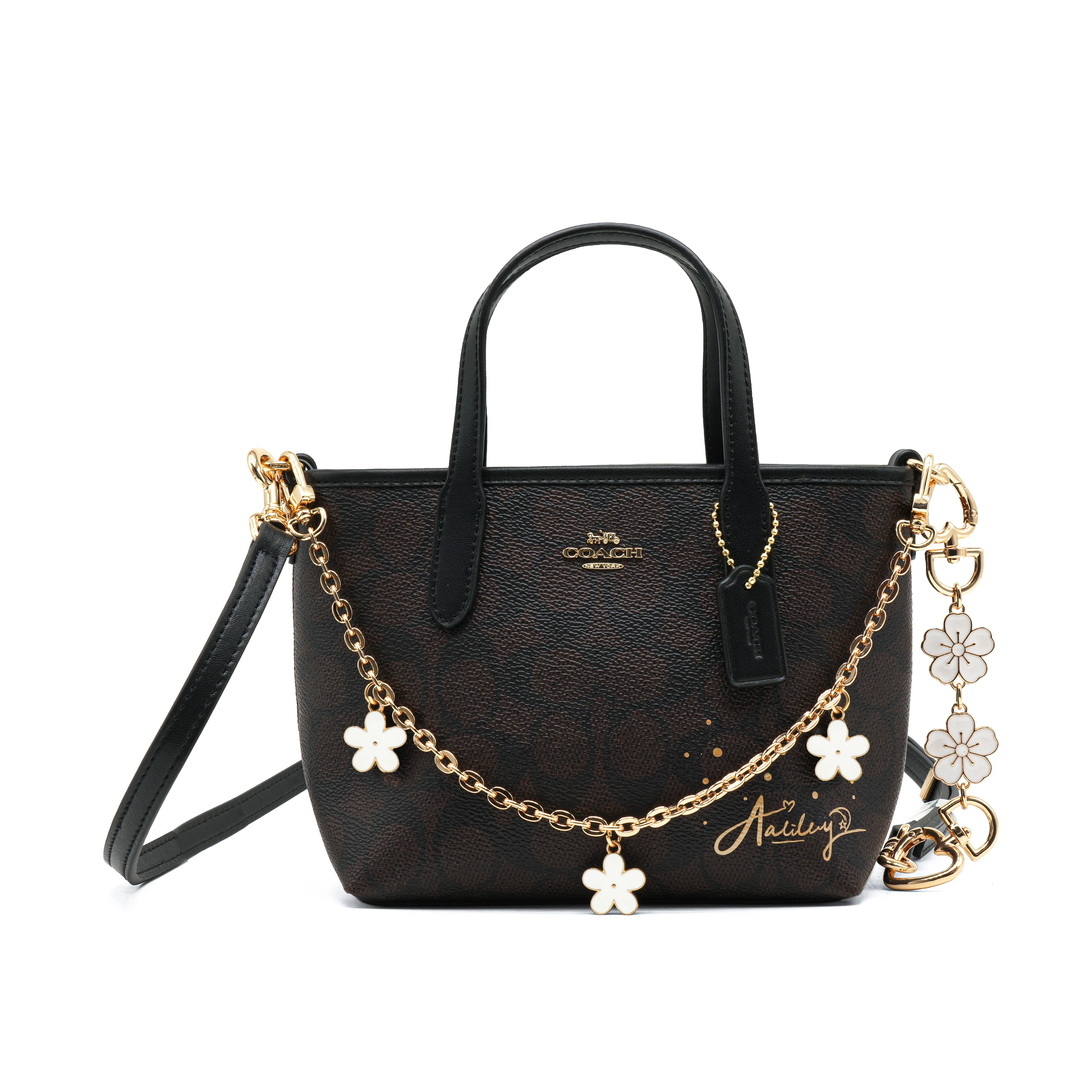 Coach City 15 Black Tote