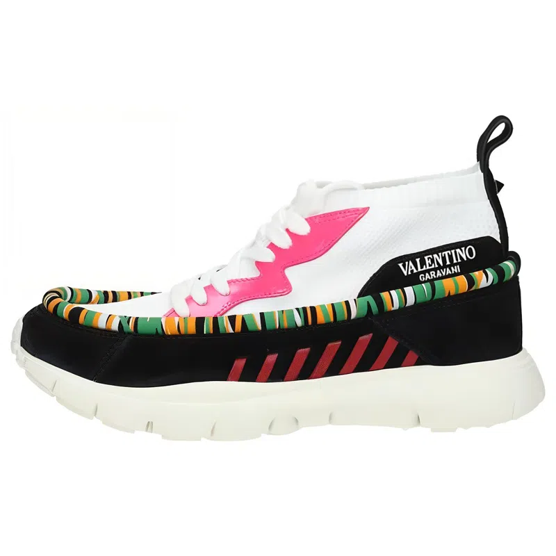 Valentino Low Top Sneakers Black White