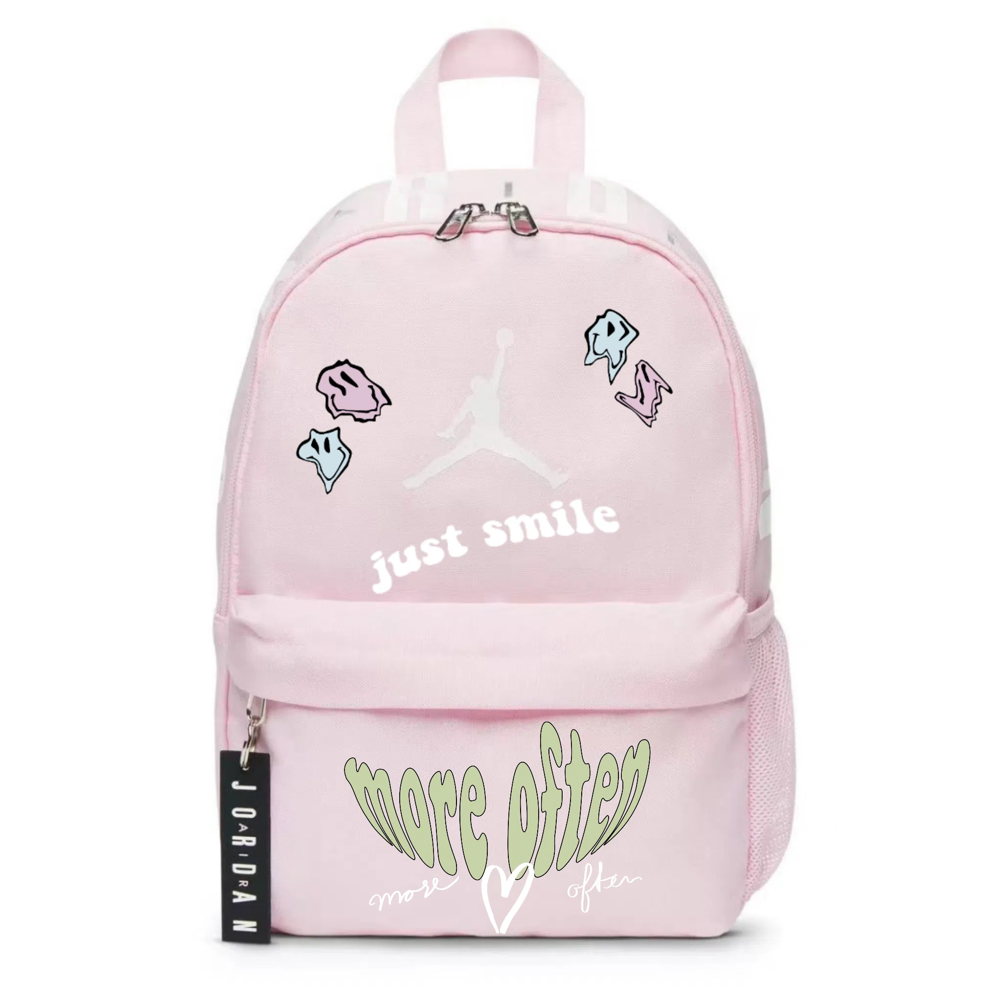 Jordan Backpack Pink Logo