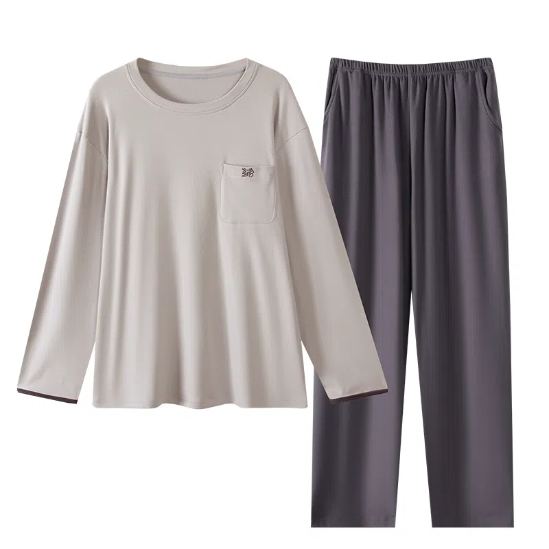 好福份 休闲德绒男士睡衣 男款