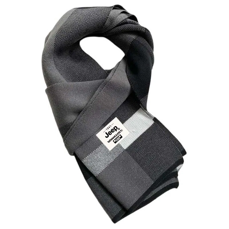 Jeep Knit Plaid Scarf