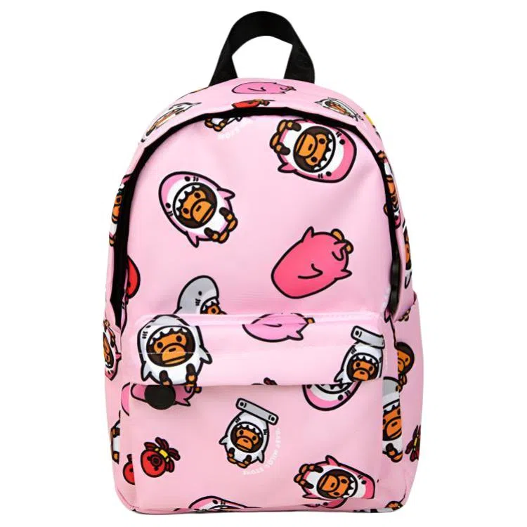 A Bathing Ape Baby Milo Backpack Pink