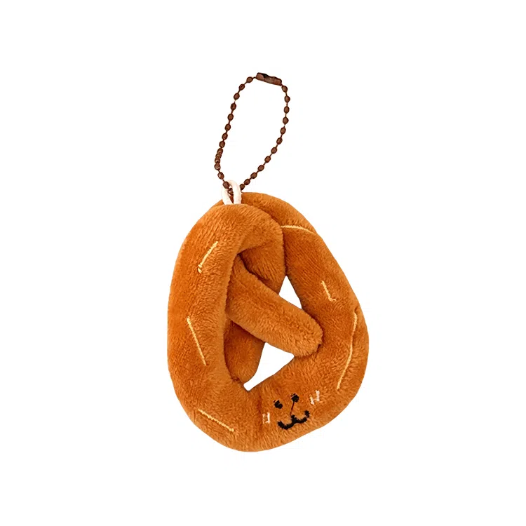 玄唐 创意卡通烘焙面包公仔百搭小玩偶 毛绒 挂件 男女同款情侣款