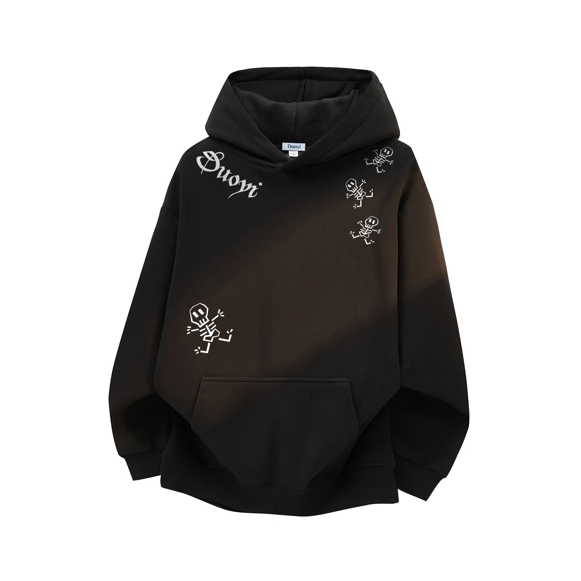 Duoyi Skull Logo Hoodie
