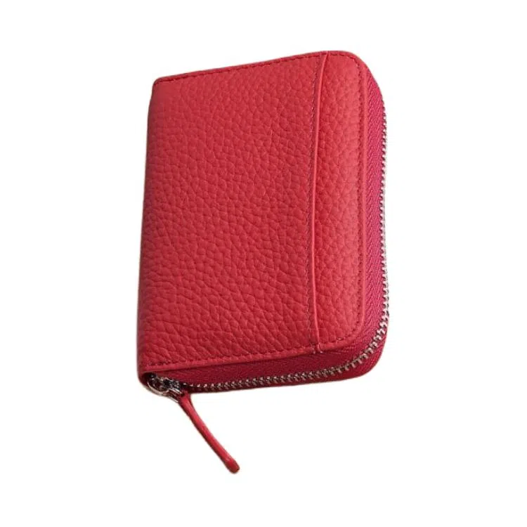 掐尖 多功能卡位百搭通勤 头层牛皮 卡包 常规 男女同款情侣款 多色