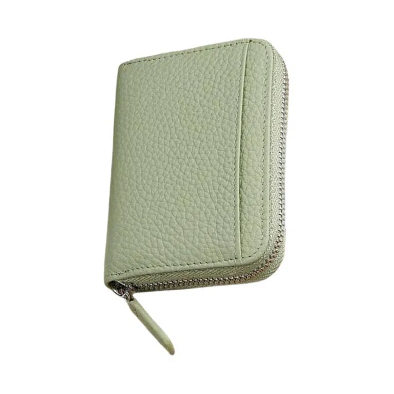 掐尖 多功能卡位百搭通勤 头层牛皮 卡包 常规 男女同款情侣款 多色