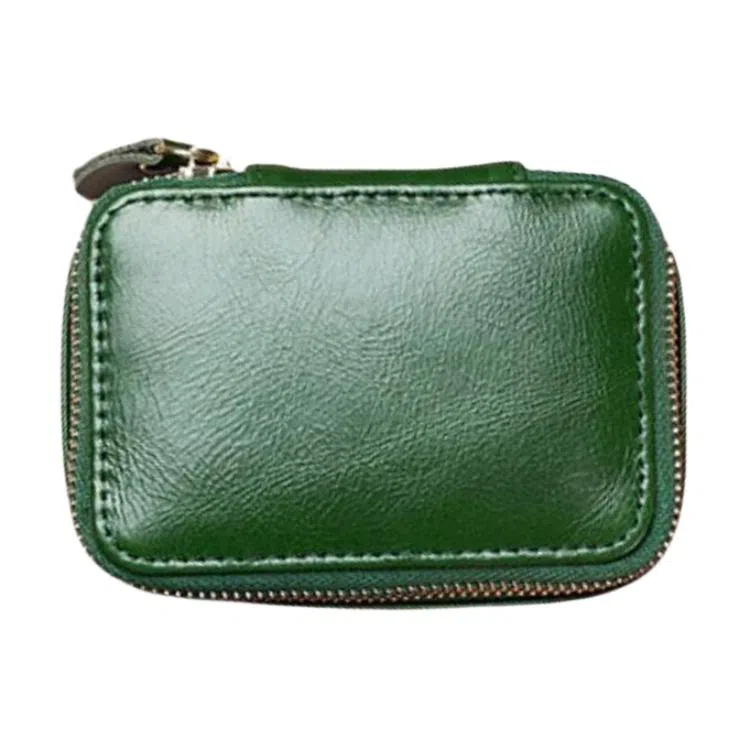 掐尖 纯色时尚高级感百搭 头层牛皮 零钱包 常规 女款 多色