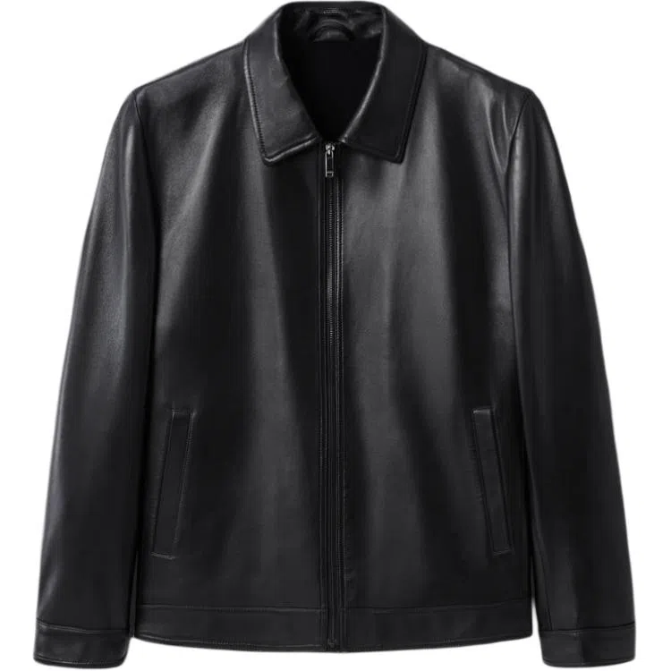 GOLDLION Lambskin Leather Jacket