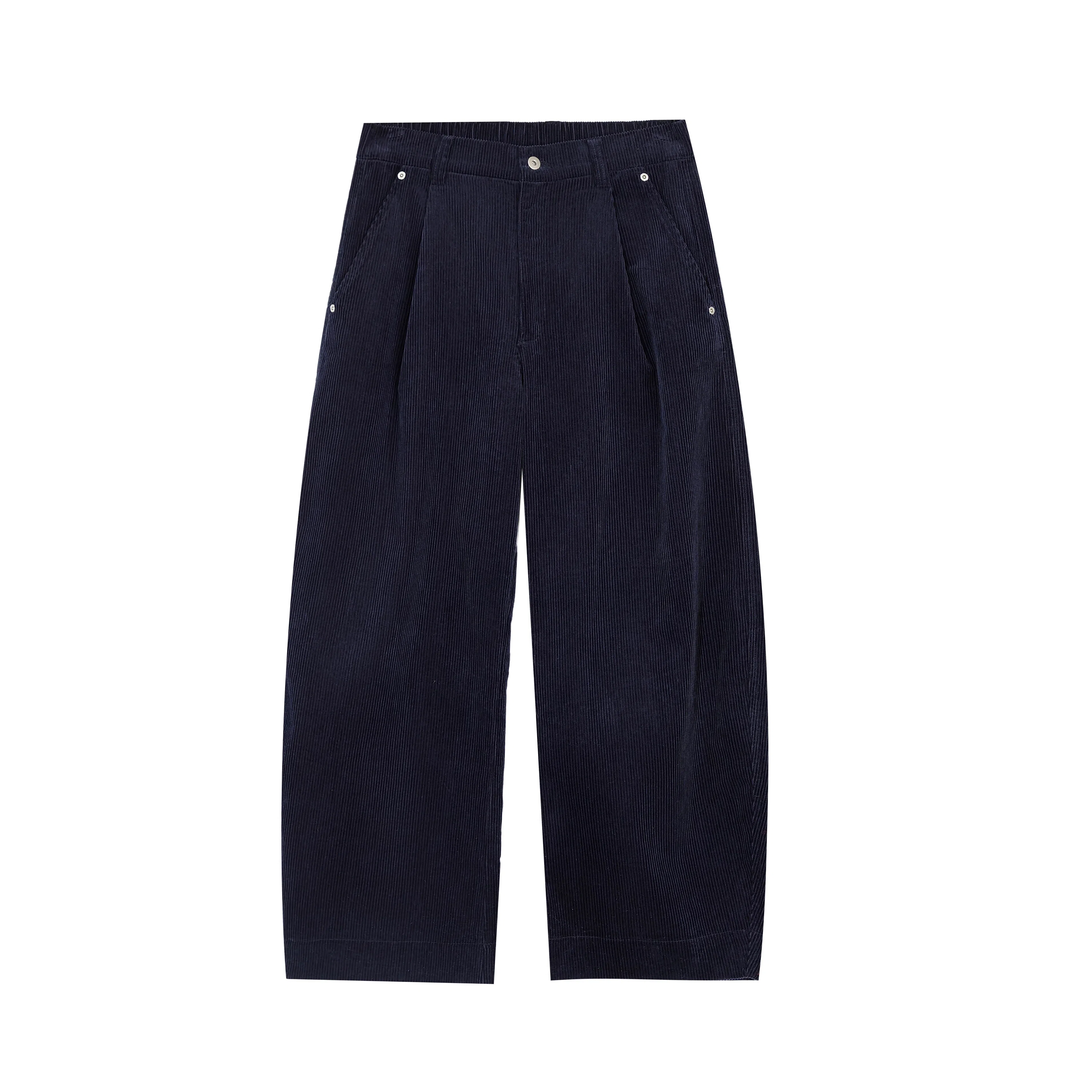 ROARINGWILD Curved Blade Corduroy Pants