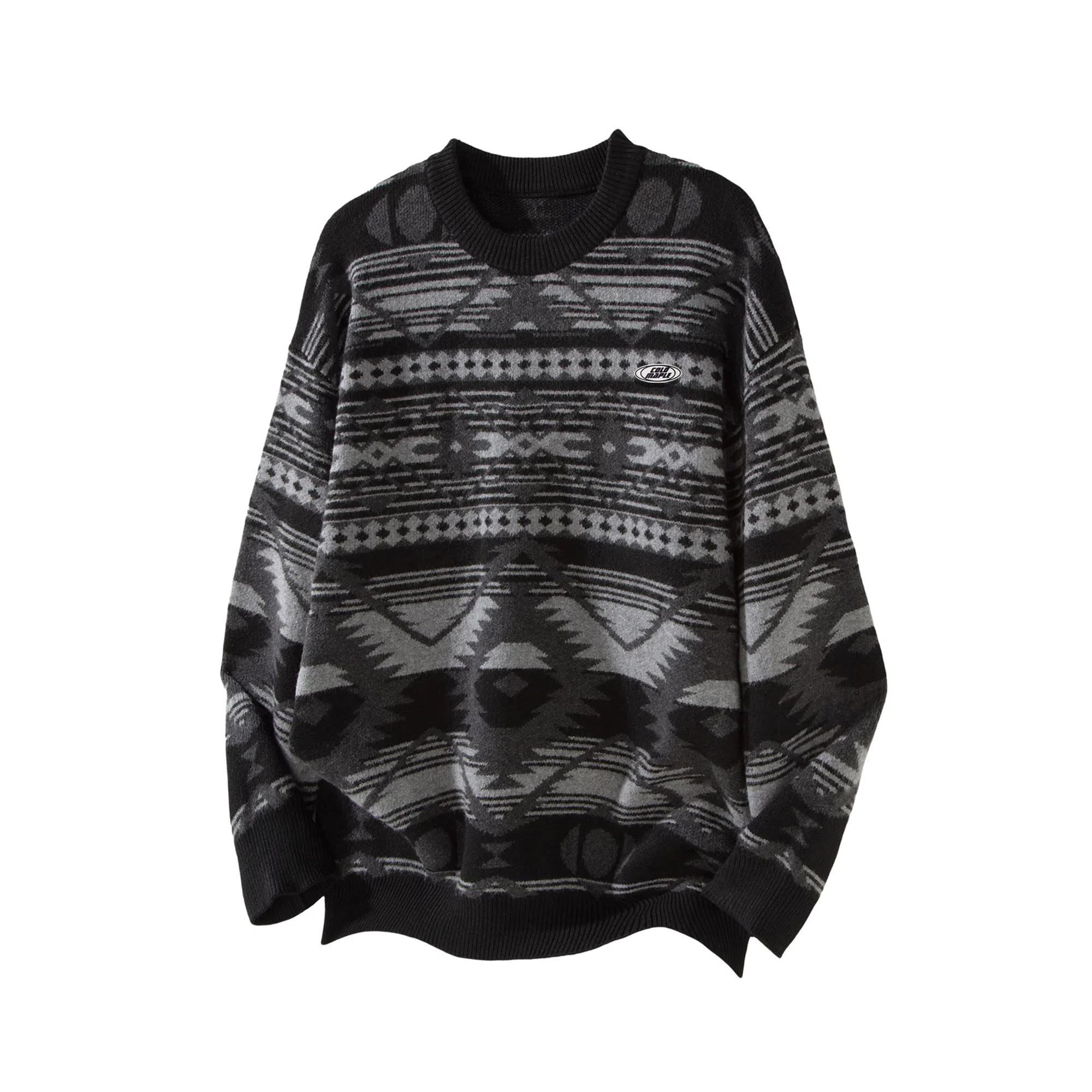 COLD MAPLE Youth Jacquard Knit Sweater