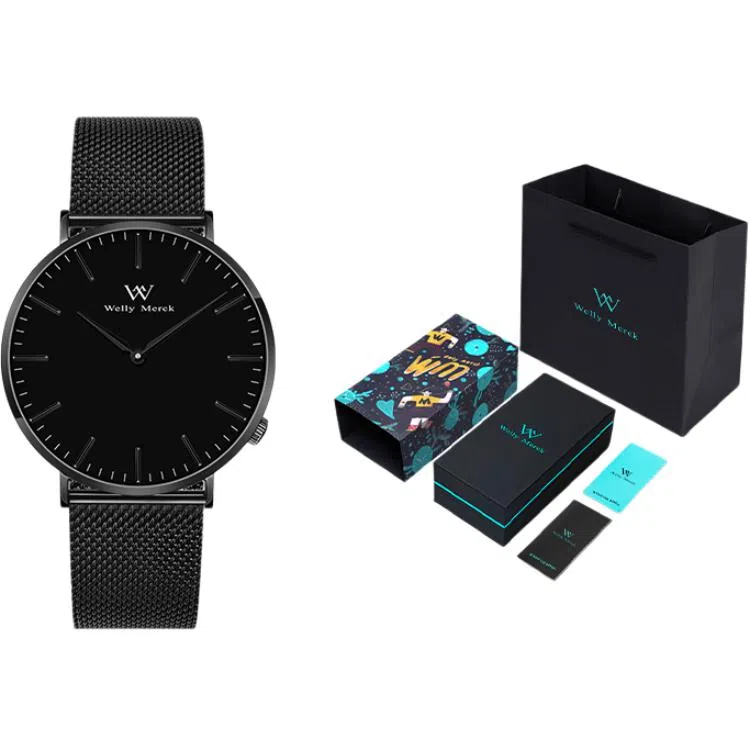 Welly Merck 42 Black Stainless Steel