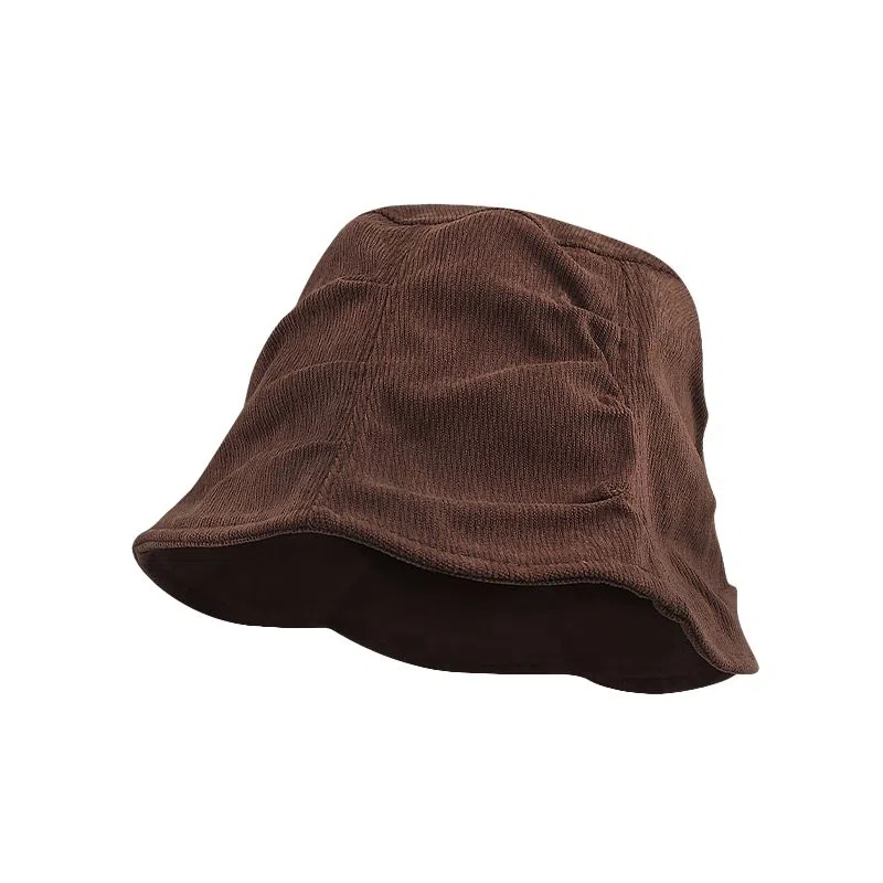 艾佳微 日系复古纯色文艺时尚防风保暖护耳 涤纶 渔夫帽 男女同款情侣款