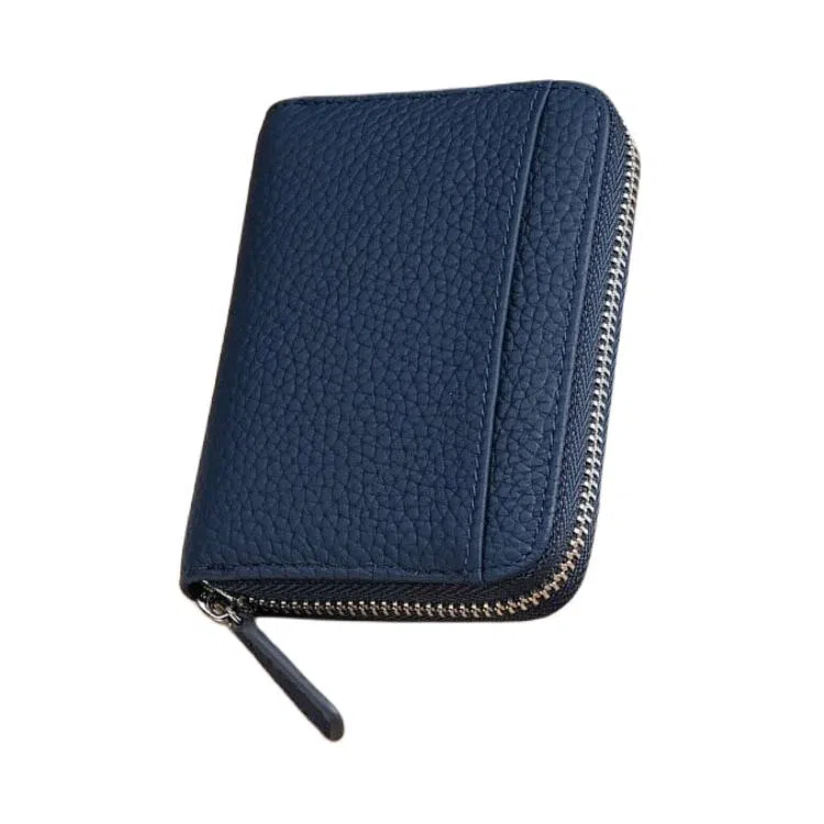 掐尖 多功能卡位百搭通勤 头层牛皮 卡包 常规 男女同款情侣款 多色