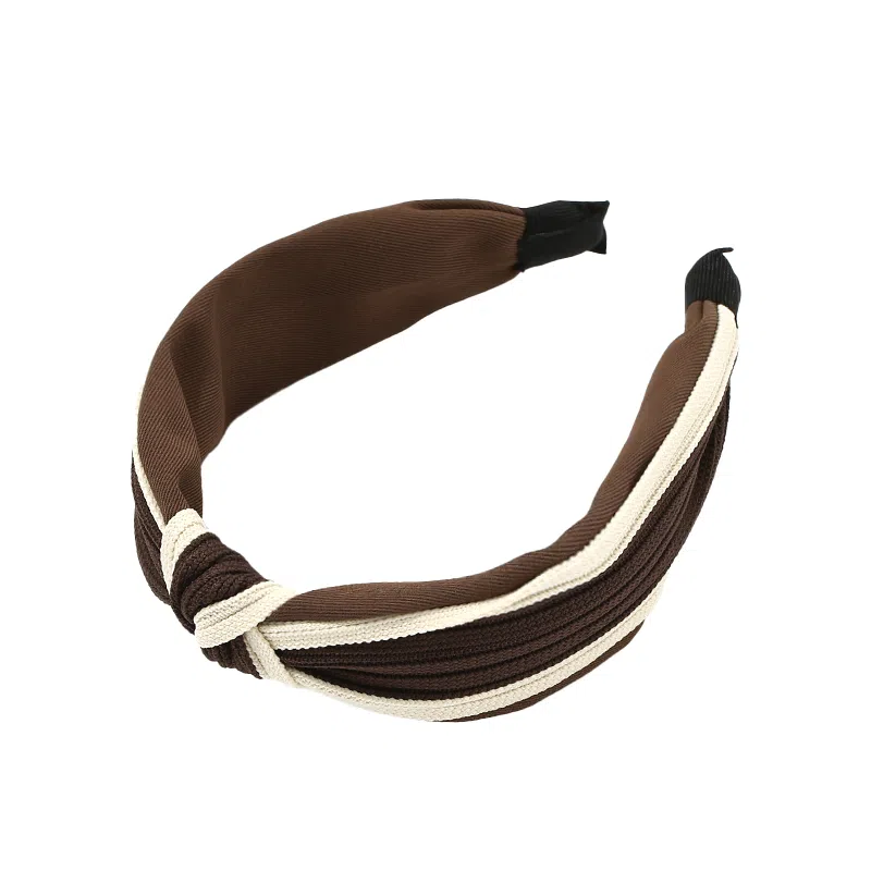 如花梦 小香风 秋冬针织宽边打结头箍高颅顶头饰 布艺 发箍 女款