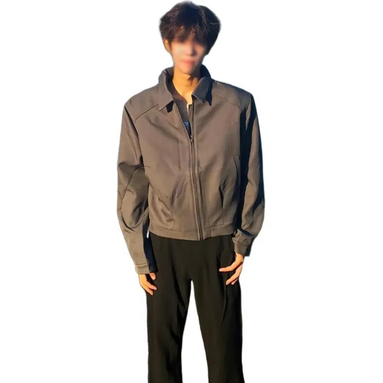 黑马漫画 美式复古款外套男秋季潮牌高级感痞帅翻领西装 男女同款