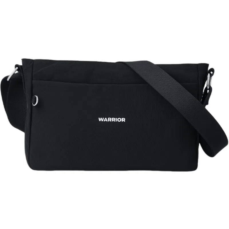 Warrior Tassel Velvet Messenger Bag Black