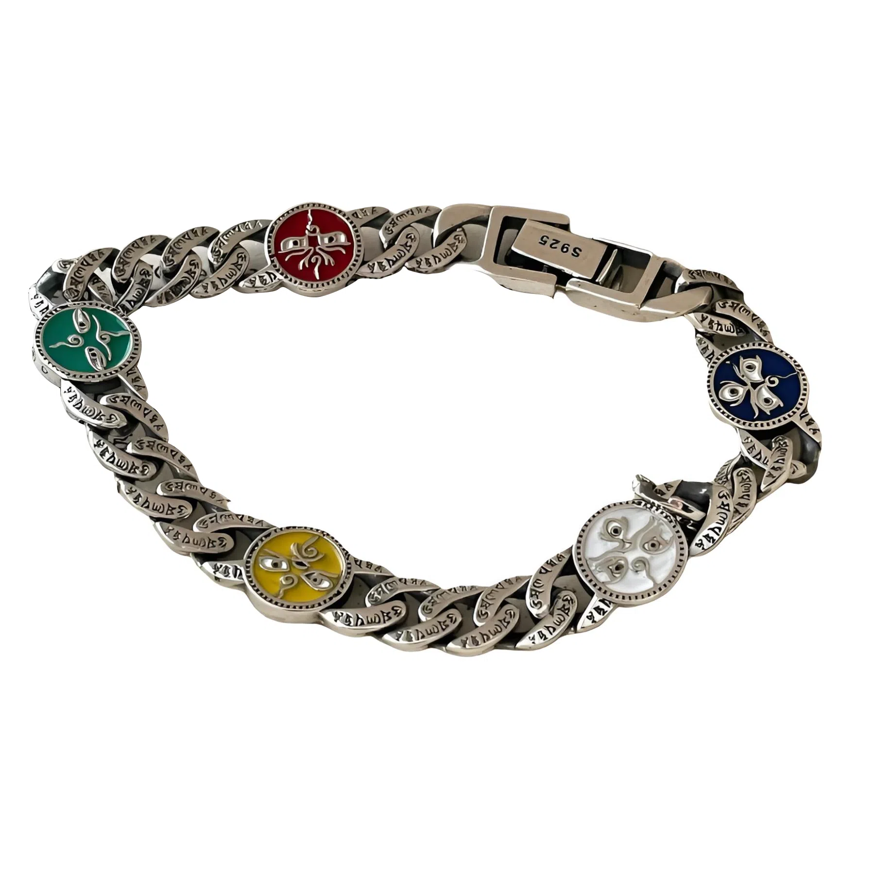 Xipan Wulu Caishen Cuban Chain Bracelet